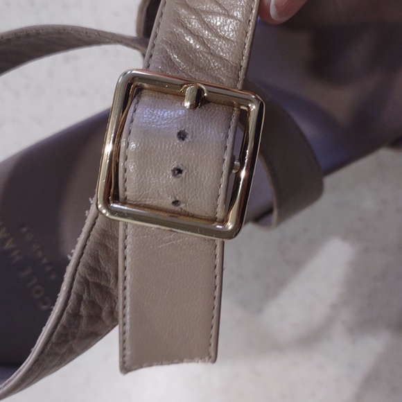 Cole Haan Grand Os Cork Wedge Sandals Size 9 Medium EUC - Picture 10 of 16